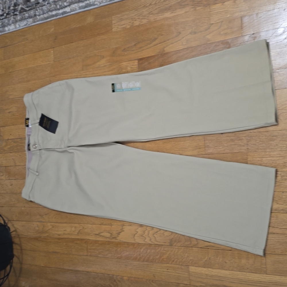 LEE BRAND WOMENS PLUS SIZE COTTON CASUAL TROUSER  PANTS SIZE 14 SHORT